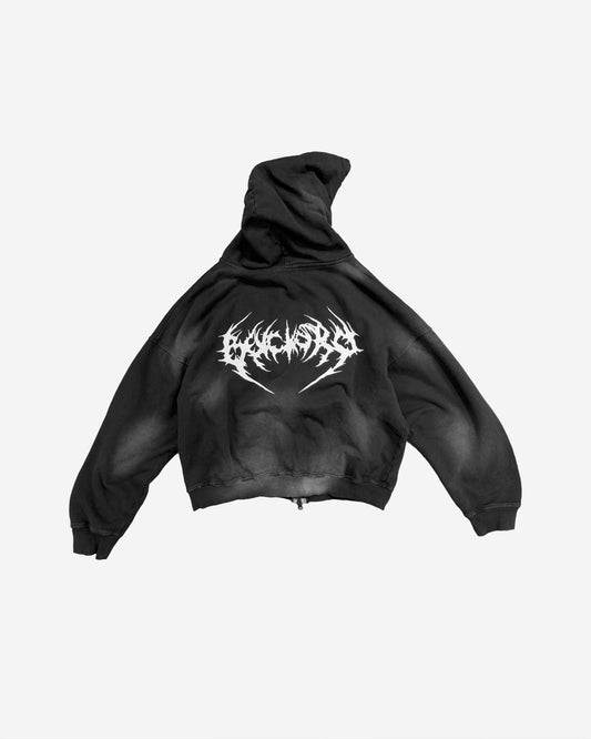 BLACKORP logo faded - Dyed Hoodie