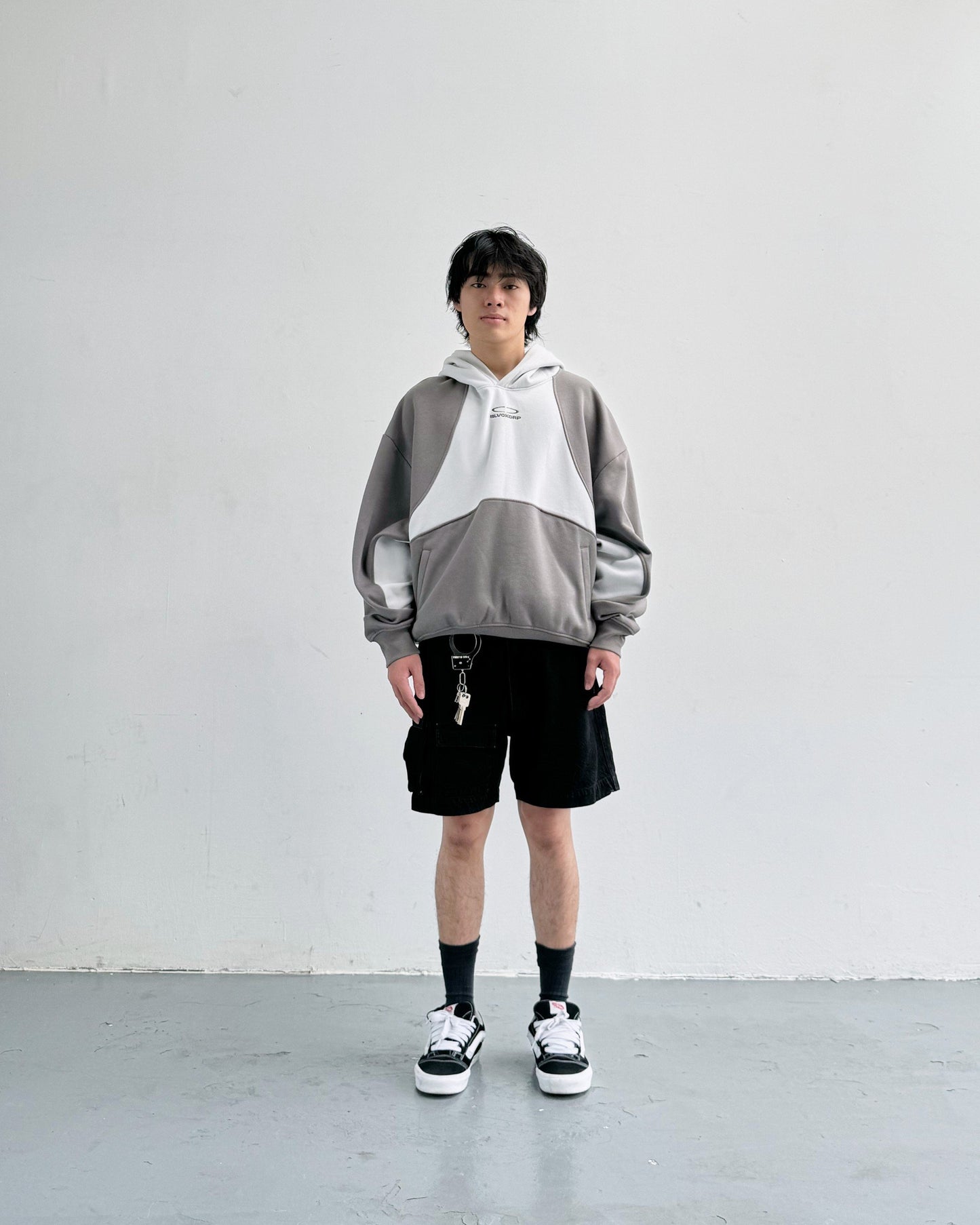 Hybrid hoodie - sporty logo