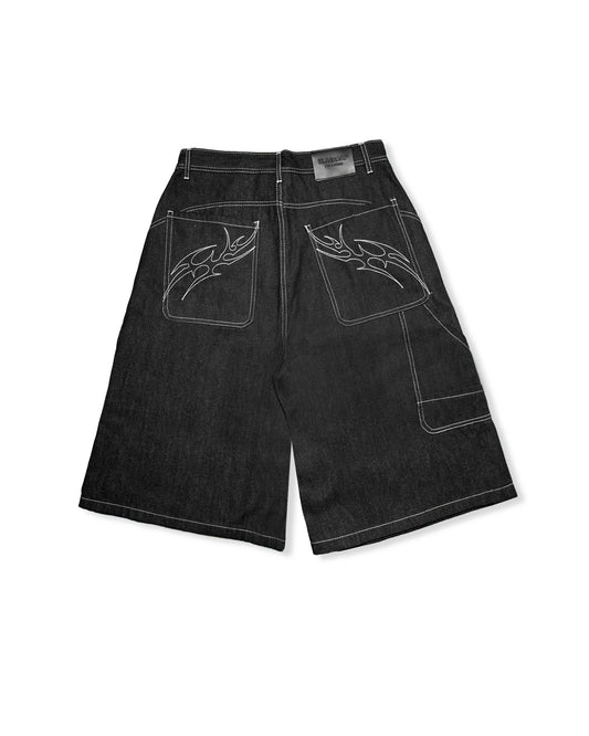 BAGGY SHORTS RAW DENIM