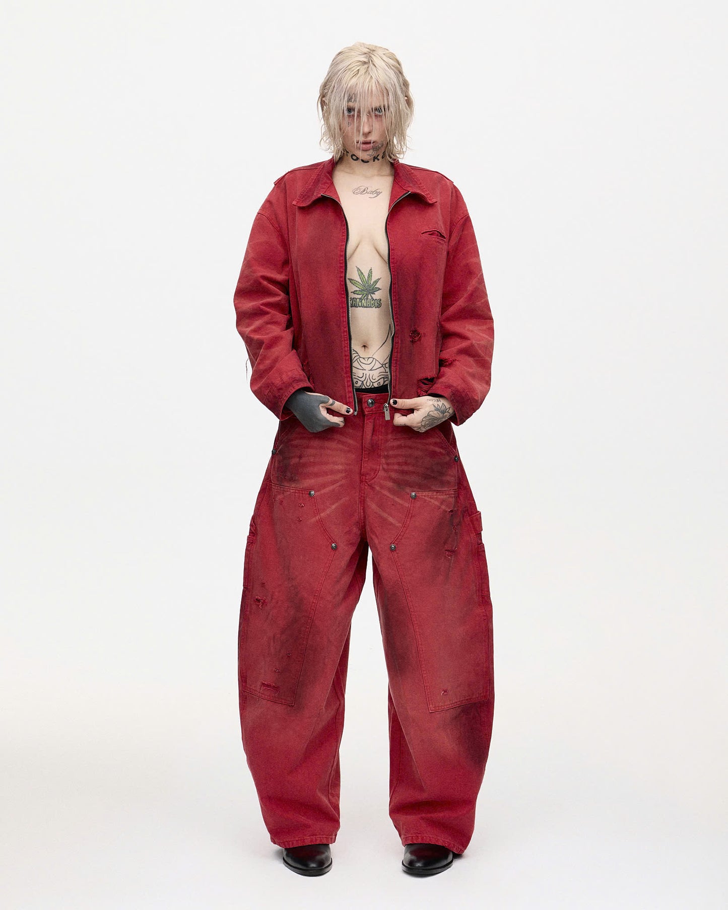 After war jacket - Red