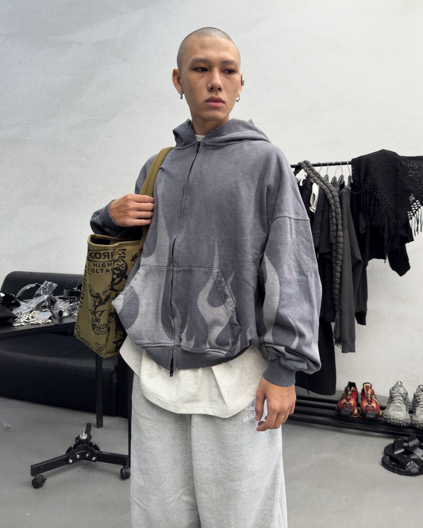FLAME destroy hoodie