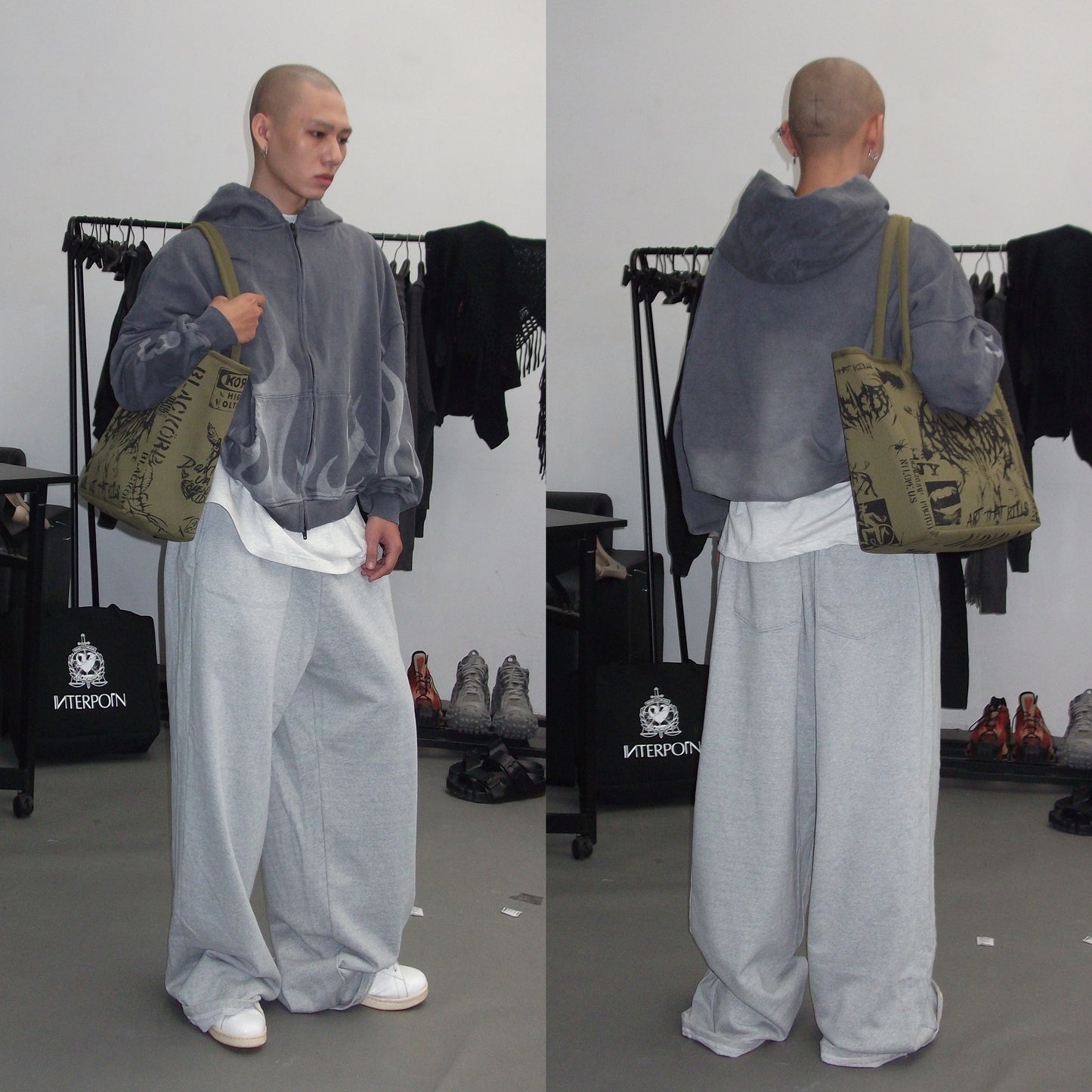 FLAME destroy hoodie