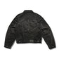 Dirty black jacket jean