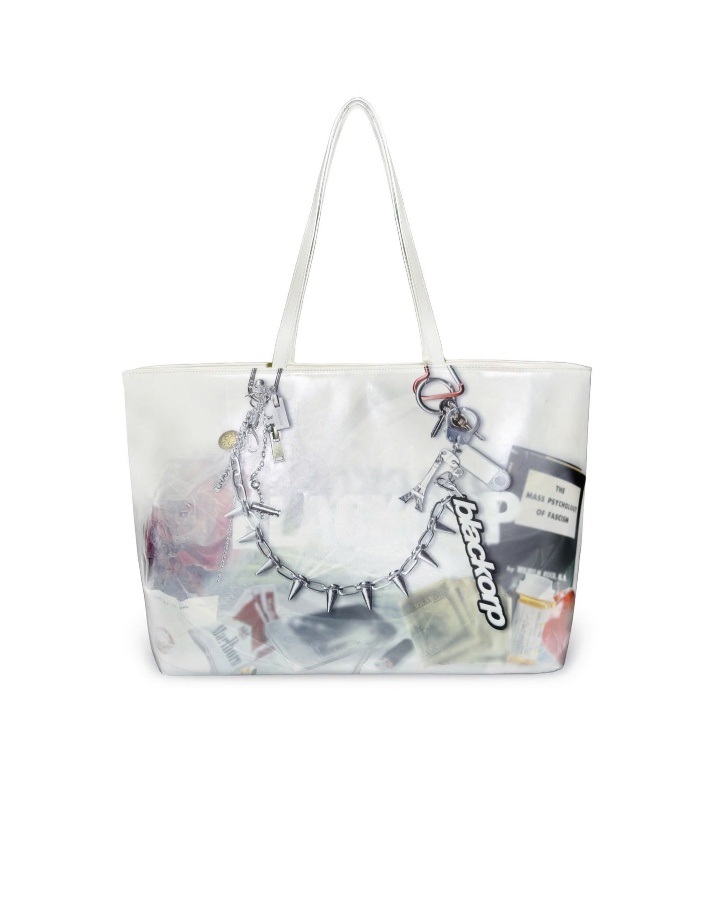 Trompeloeil leather bag