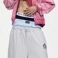 Double waistband shorts